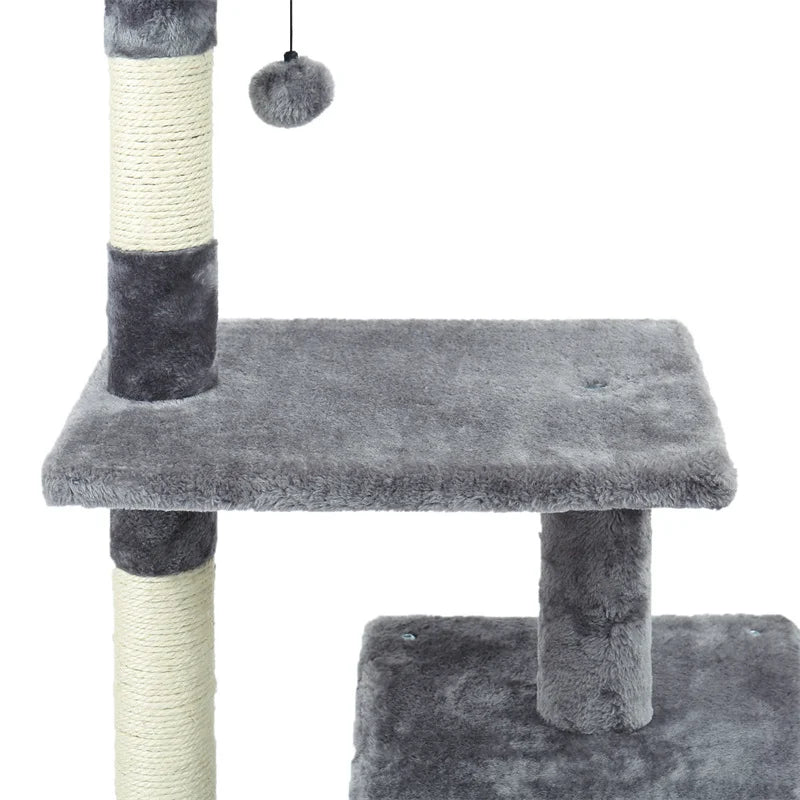 Multi-Level Cat Tree with Scratch Board