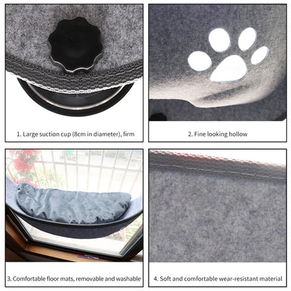 Cat Window Hammock with Suction Cups