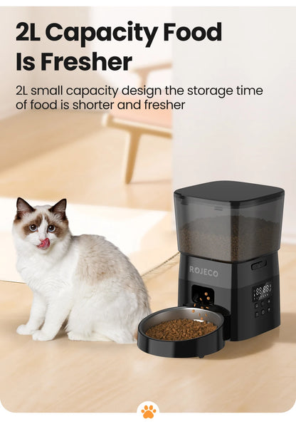 ROJECO Automatic Cat Feeder