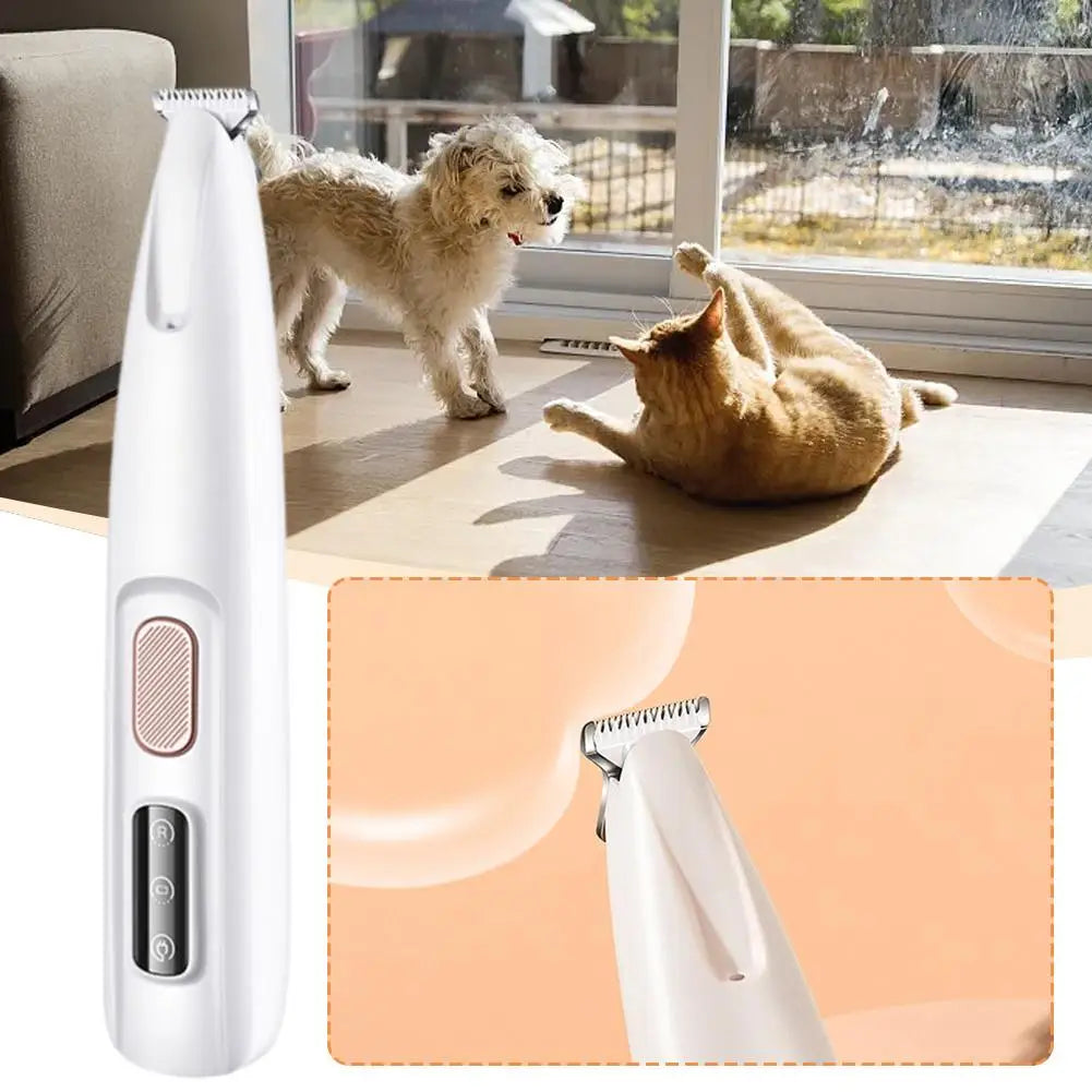 Waterproof Pet Shaver with Smart Display