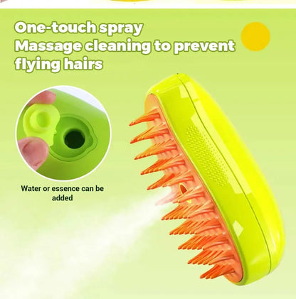 3-in-1 Steamy Brush Pets