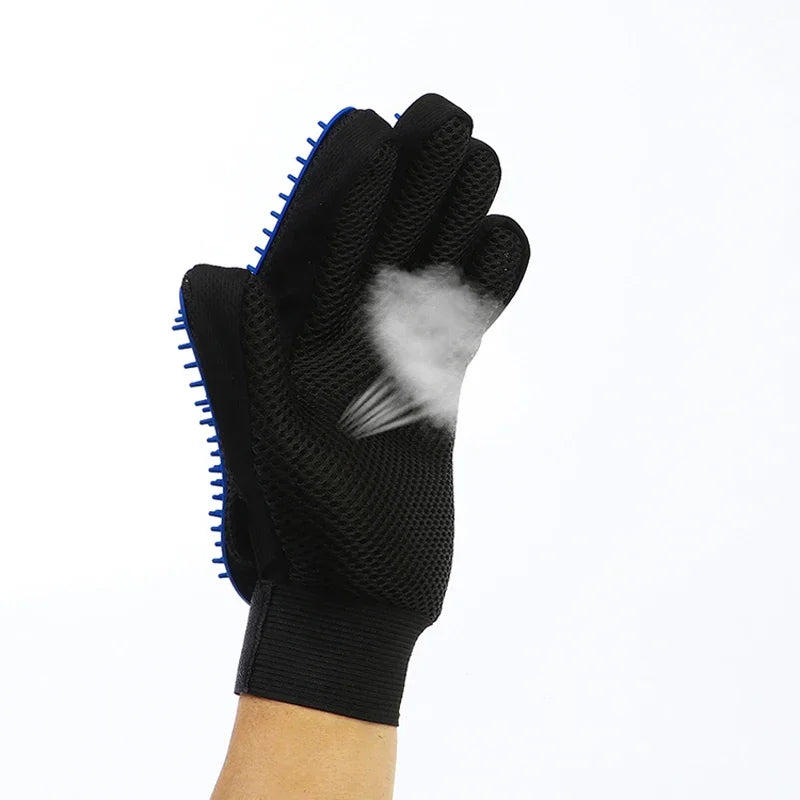 Silicone Pet Grooming Gloves Cats Hair Brush