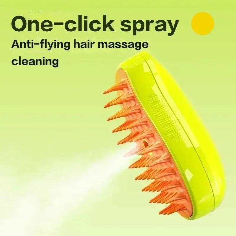 3-in-1 Steamy Brush Pets