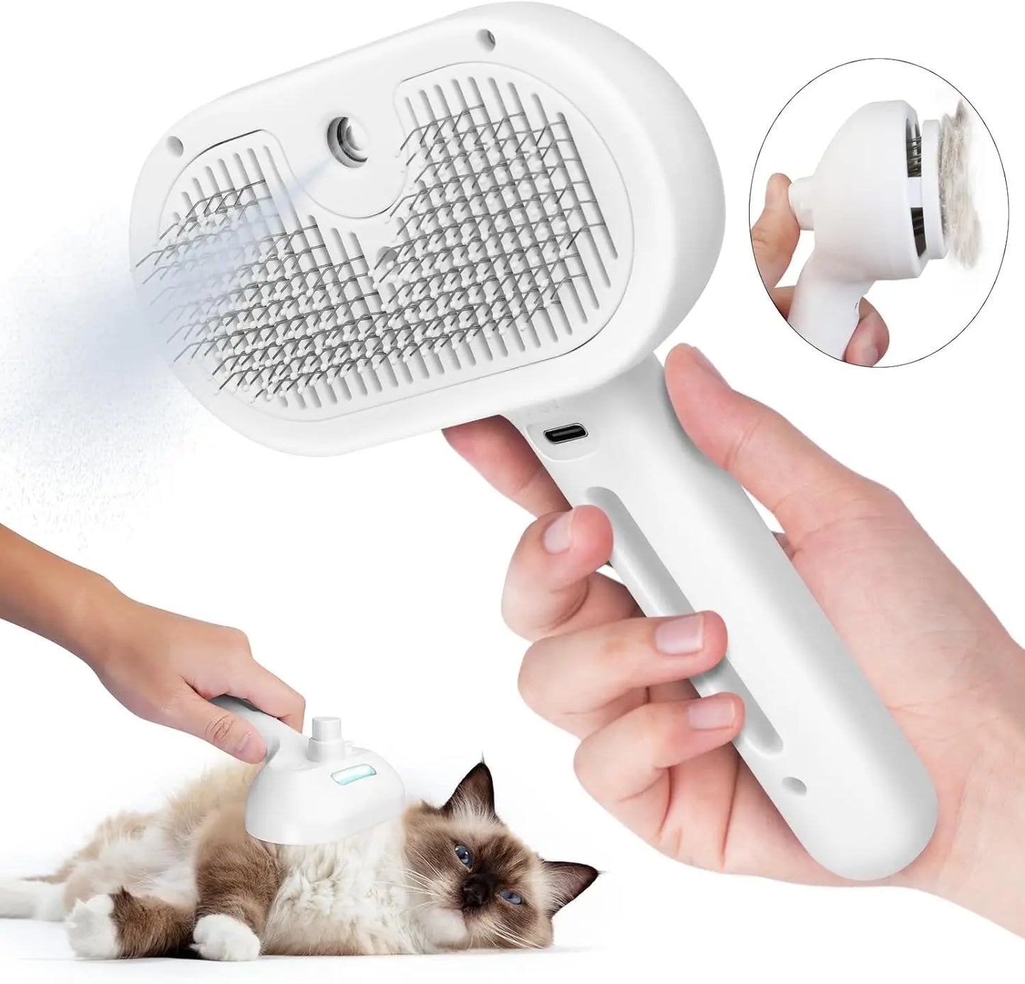 Pet Grooming Spray Comb - Remove Loose Hair & Fluff