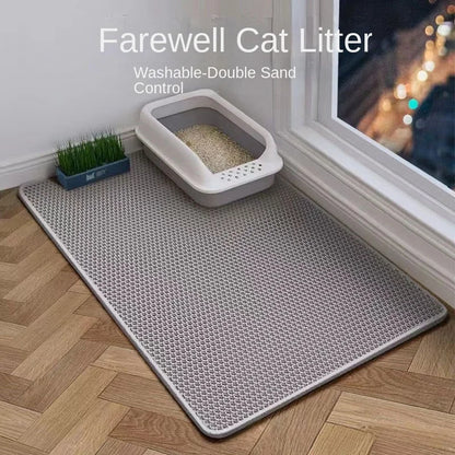 Eva Double Layer Waterproof Cat Litter Mat