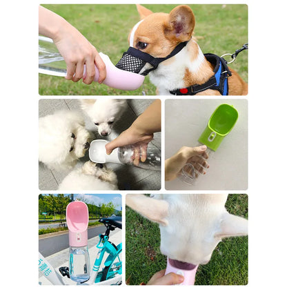 Portable Pet Dog Water Bottle Feeder