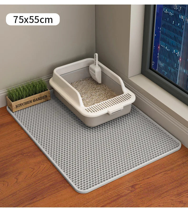 Eva Double Layer Waterproof Cat Litter Mat