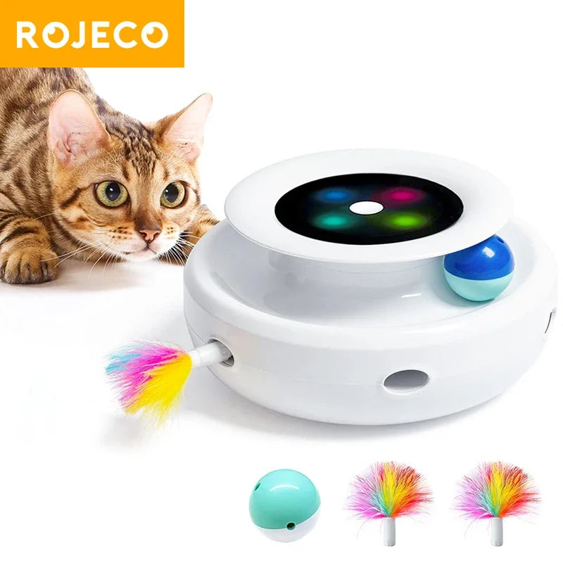 Feather Fun Ball Toy For Pets