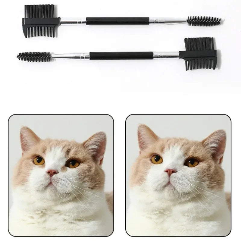 Cat Brush Double-sided Dog Eye Brush