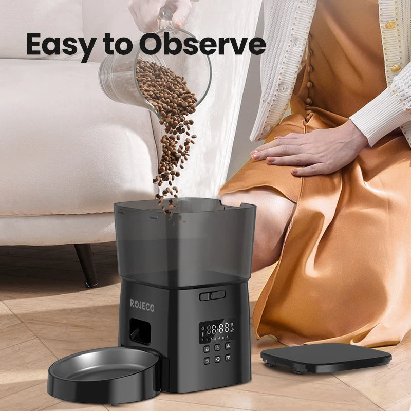 ROJECO Automatic Cat Feeder