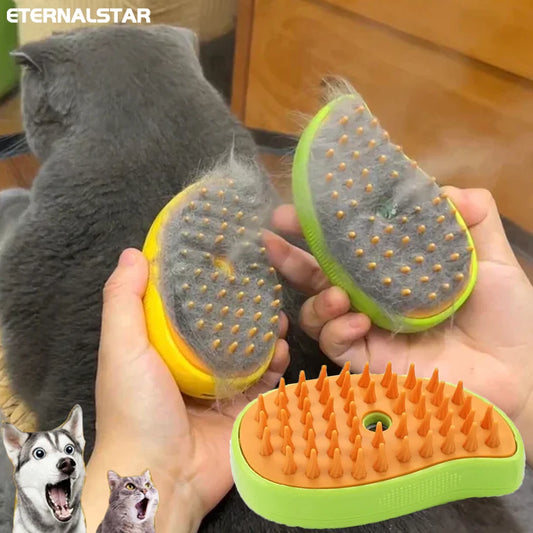 3-in-1 Steamy Brush Pets