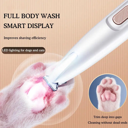 Waterproof Pet Shaver with Smart Display