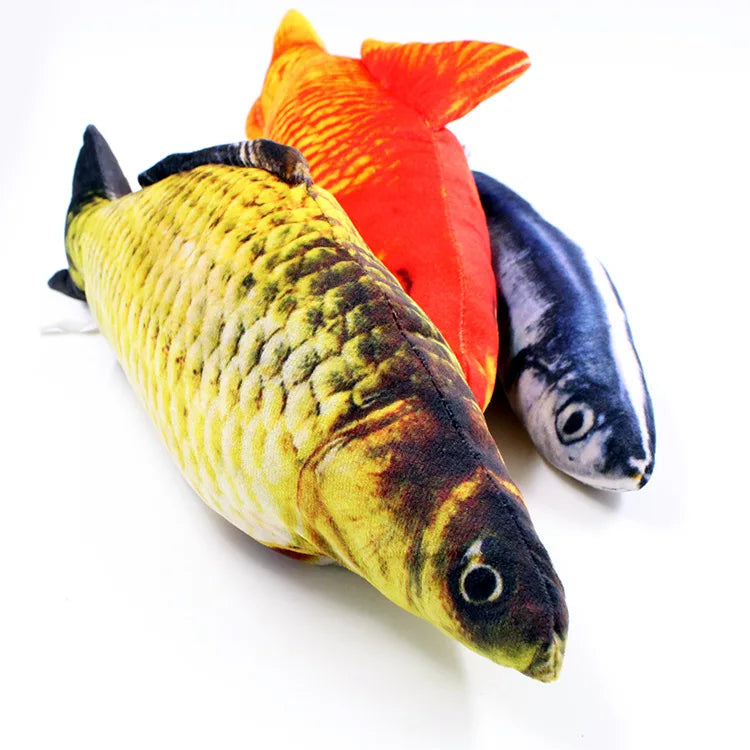 20cm Stuffed Fish Cat Toy