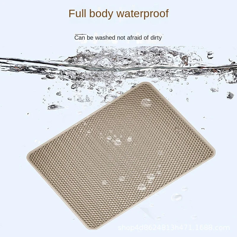 Eva Double Layer Waterproof Cat Litter Mat