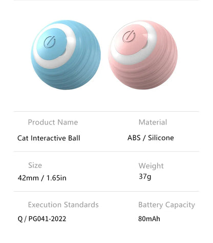 USB Charging Interactive Cat Ball Toy