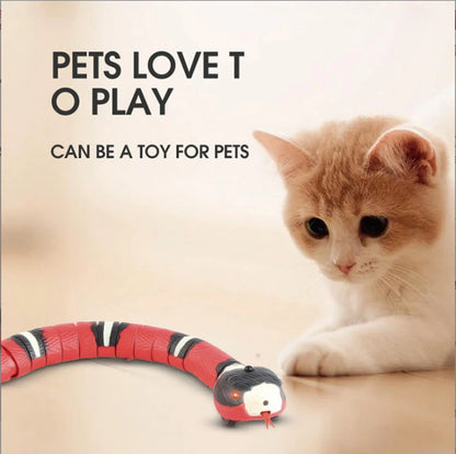 Smart Sensing Interactive Snake Toy For Pets