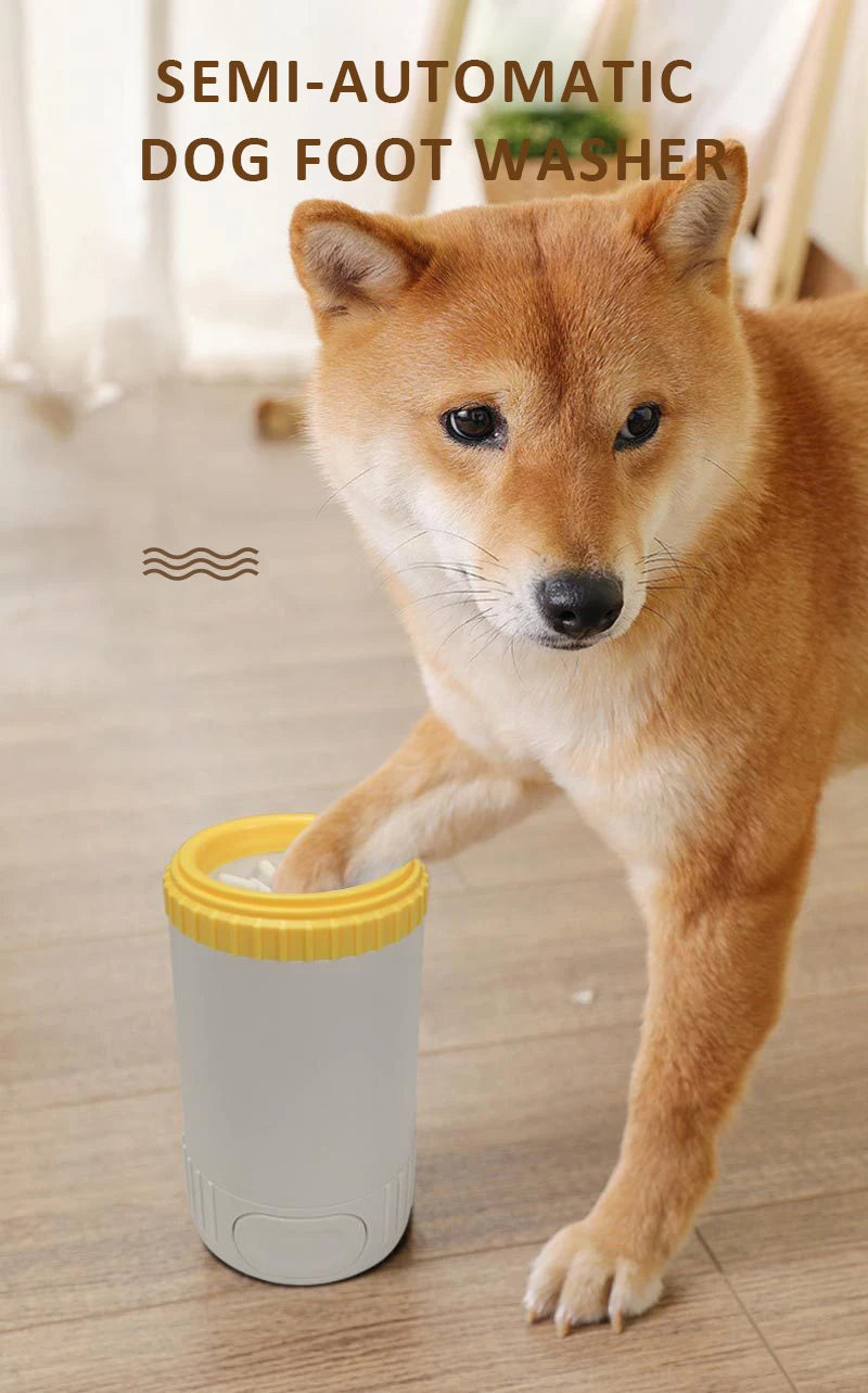 Semi-Automatic Dog Paw Washer