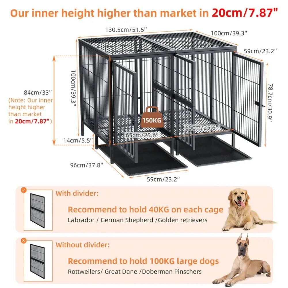 Giant Premium Dog Crate Cage