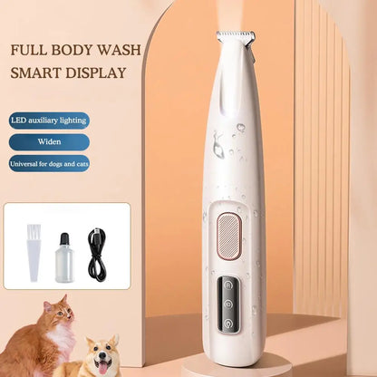 Waterproof Pet Shaver with Smart Display