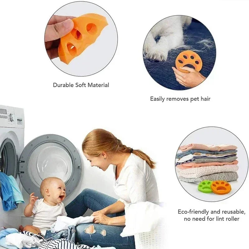 Laundry Dryer Accessory for Dogs & Cats, Traps Hair in Washing Machine