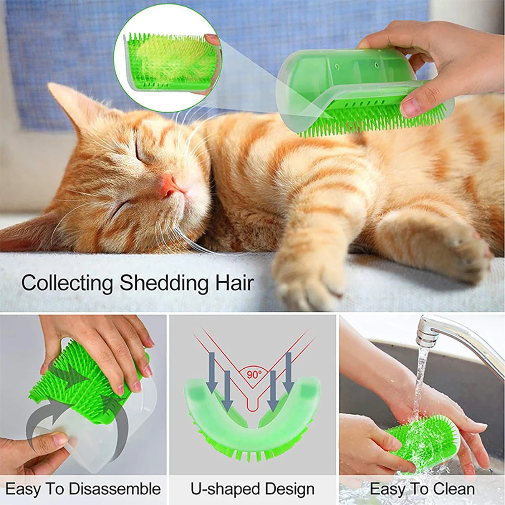 Scratcher Brush Remove Hair Comb Massager for Pets