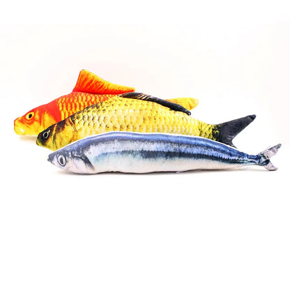 20cm Stuffed Fish Cat Toy