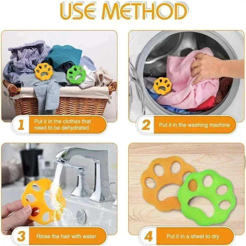 Laundry Dryer Accessory for Dogs & Cats, Traps Hair in Washing Machine