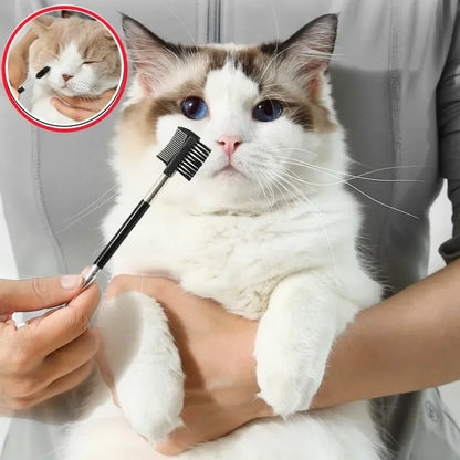 Cat Brush Double-sided Dog Eye Brush