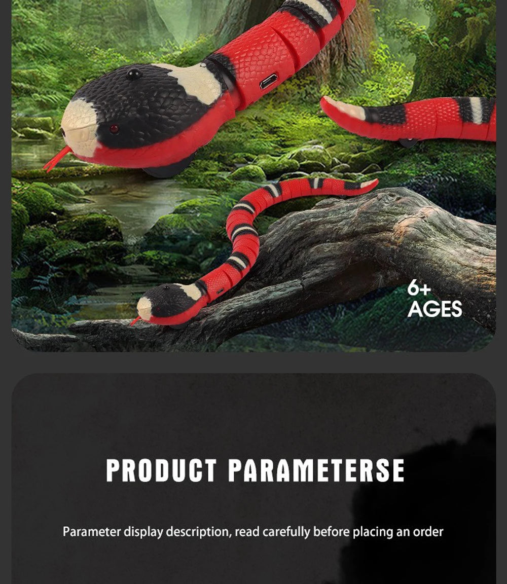 Smart Sensing Interactive Snake Toy For Pets