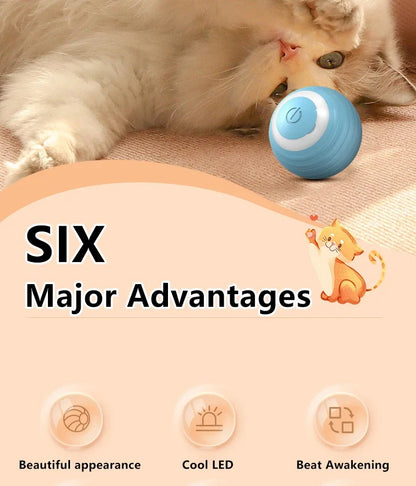 USB Charging Interactive Cat Ball Toy