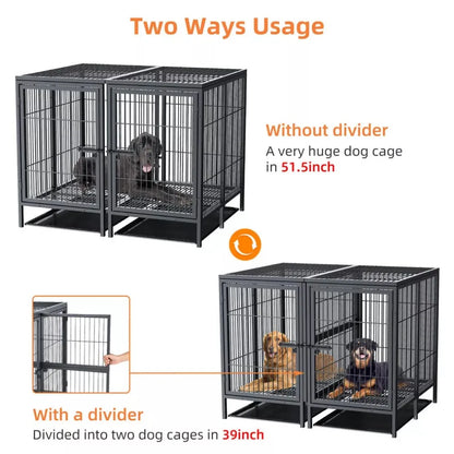 Giant Premium Dog Crate Cage