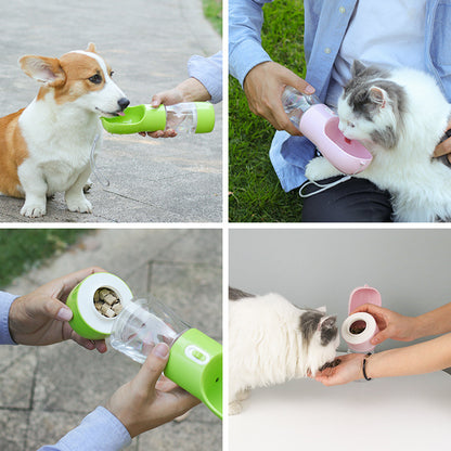 Portable Pet Dog Water Bottle Feeder